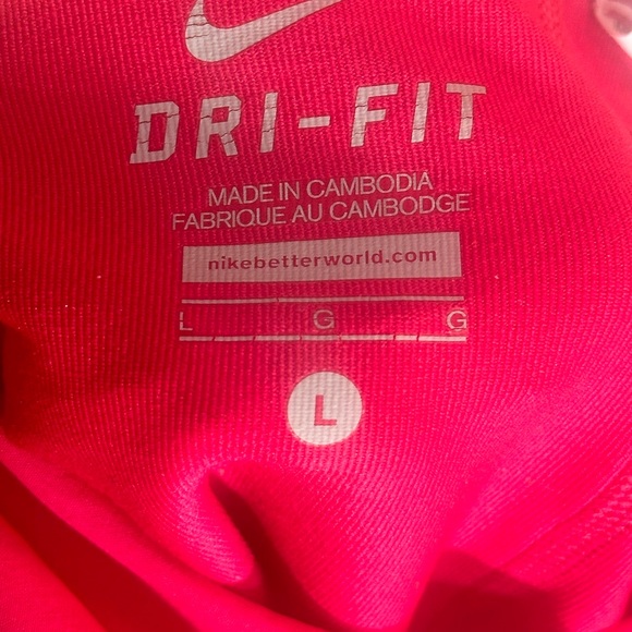 NIKE Court Magenta Pink Baseline Pleated Attached Shorts Ultra Mini Skirt,Large - Picture 8 of 13